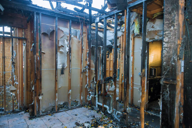 Professional Emergency Fire Cleanup technician working in Rocky Mount, VA
